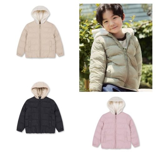 탑텐키즈 24년 FW (공용) 플러스웜 후드 디테처블 경량 점퍼MKE4JP3221