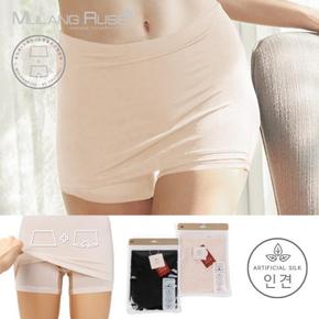 여성 인견 Y존 커버 치마 드로즈 팬티