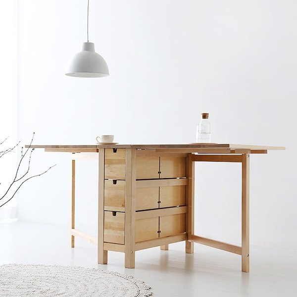 접이식테이블 다용도테이블 자작나무 MK23041