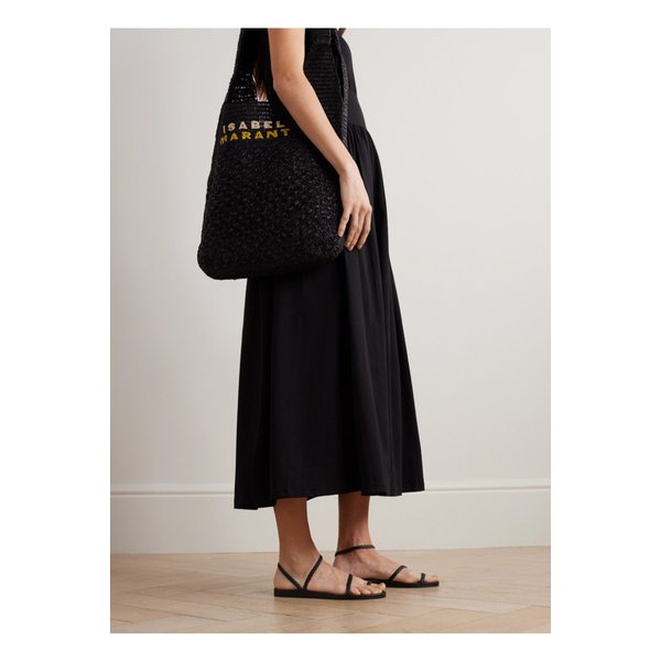 엘레프테리아 브레이디드 고무 샌들 블랙 1647597332180398