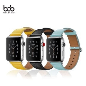 애플워치 호환 컬러 가죽 스트랩 밴드 시계줄 Apple Watch 8 울트라 7 6 SE 5 4 전세대