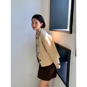 제인 핸드메이드 숏 자켓_버터 / JANE HANDMADE SHORT JACKET_BUTTER