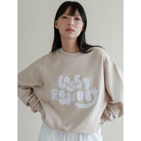 Lossy  1984 Handstitch Sweatshirt_beige