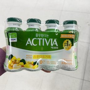 풀무원 액티비아 스무디요거트 골드키위 사과 150ml x 4개 코스트코