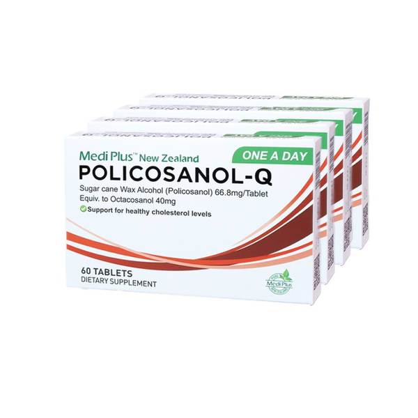 메디플러스 폴리코사놀 Policosanol-Q 66.8mg 60정 x4