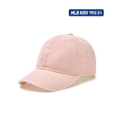 MLB키즈 (백화점공식)25N 빈티지 워싱 원로고 볼캡 7ACPVT75N-50PKS