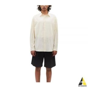 오라리 24 HARD TWIST COTTON SILK VIYELLA SHIRT IVORY (A24SS02KV) (하드 트위스트 코