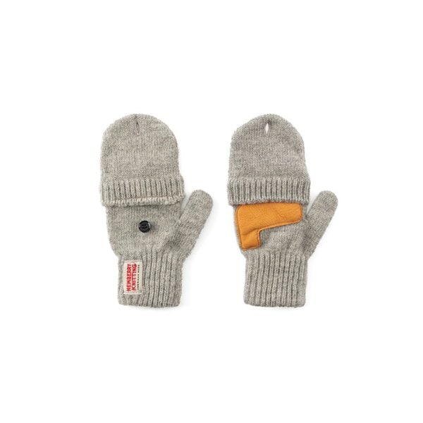 사슴가죽 글로밋장갑 - 그레이