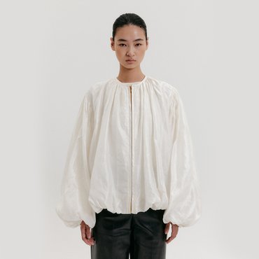 EENK Shirred Volume Jumper - Ivory