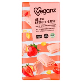 비건즈 Veganz 친자연 화이트 라이스 초콜릿 스트로베리 크리스피 80g