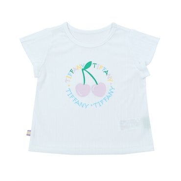 티파니 화이트 골지 TS(T43KCT010)
