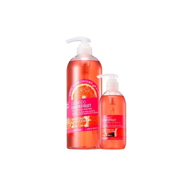 [2개 구성] 수아비스 꼴마도 그레이프플룻 바디워시 1000ml + 300ml