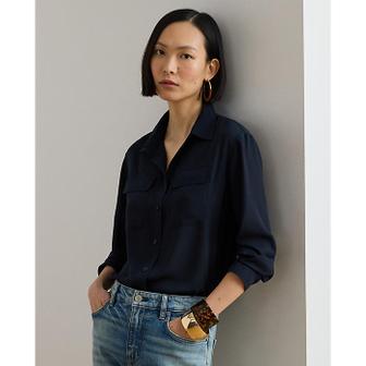 로렌 랄프 로렌 릴렉스핏 조젯 셔츠(WMLRSHTS6820544410)