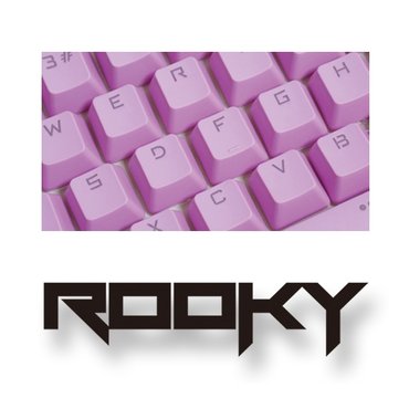 에스투씨엔아이 (무영테크) ROOKY PBT DoubleShot 104 KeyCap Deep Pink