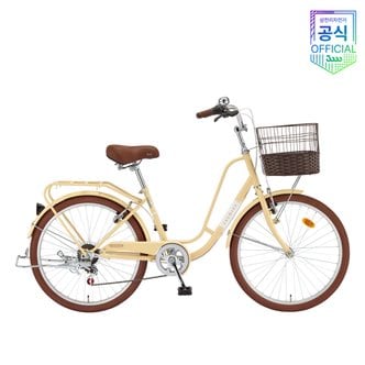 삼천리자전거 자스민 7단 24 여성 바구니 삼천리자전거 2025년 - 완조립 공식직영몰