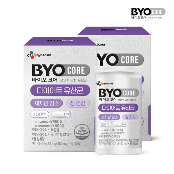 바이오코어 다이어트 유산균 30캡슐 x 2개(2개월분)