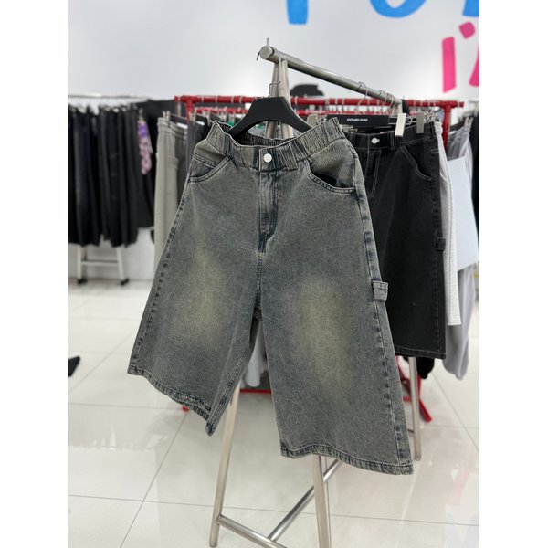 [여주점] 포켓자수데님버뮤다반바지,블루JHZZ81414