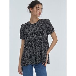 Any Short-Sleeve Blouse [Black]