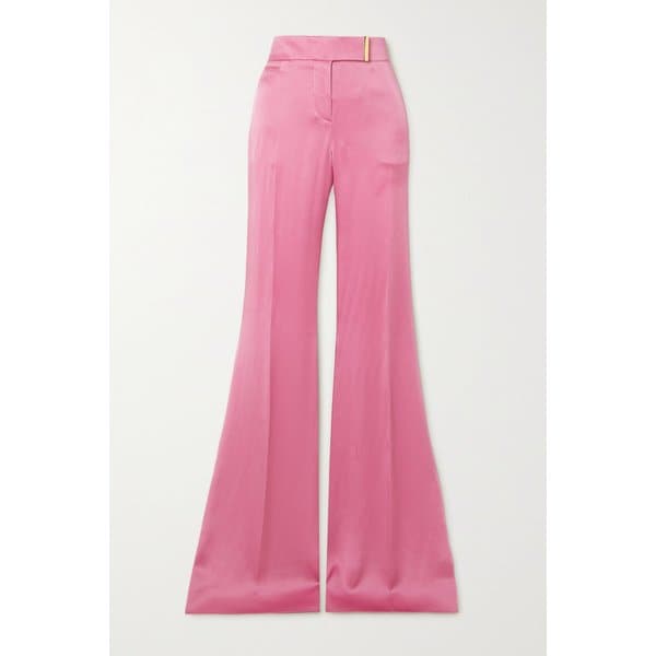 핑크 새틴 와이드 팬츠 1647597289379472