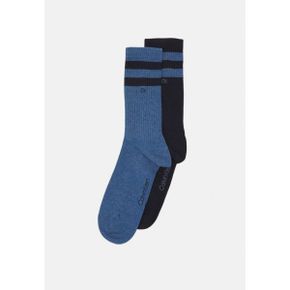 4190938 Calvin Klein SOCK 2 PACK UNI - Socks mid denim