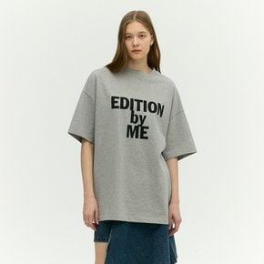 NEW 오버핏 레터링 티셔츠 EMP4WTS100