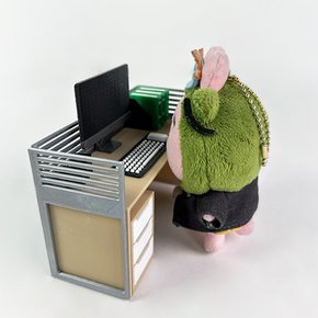 사무실 데스크테리어 인형용 책상 미니어처