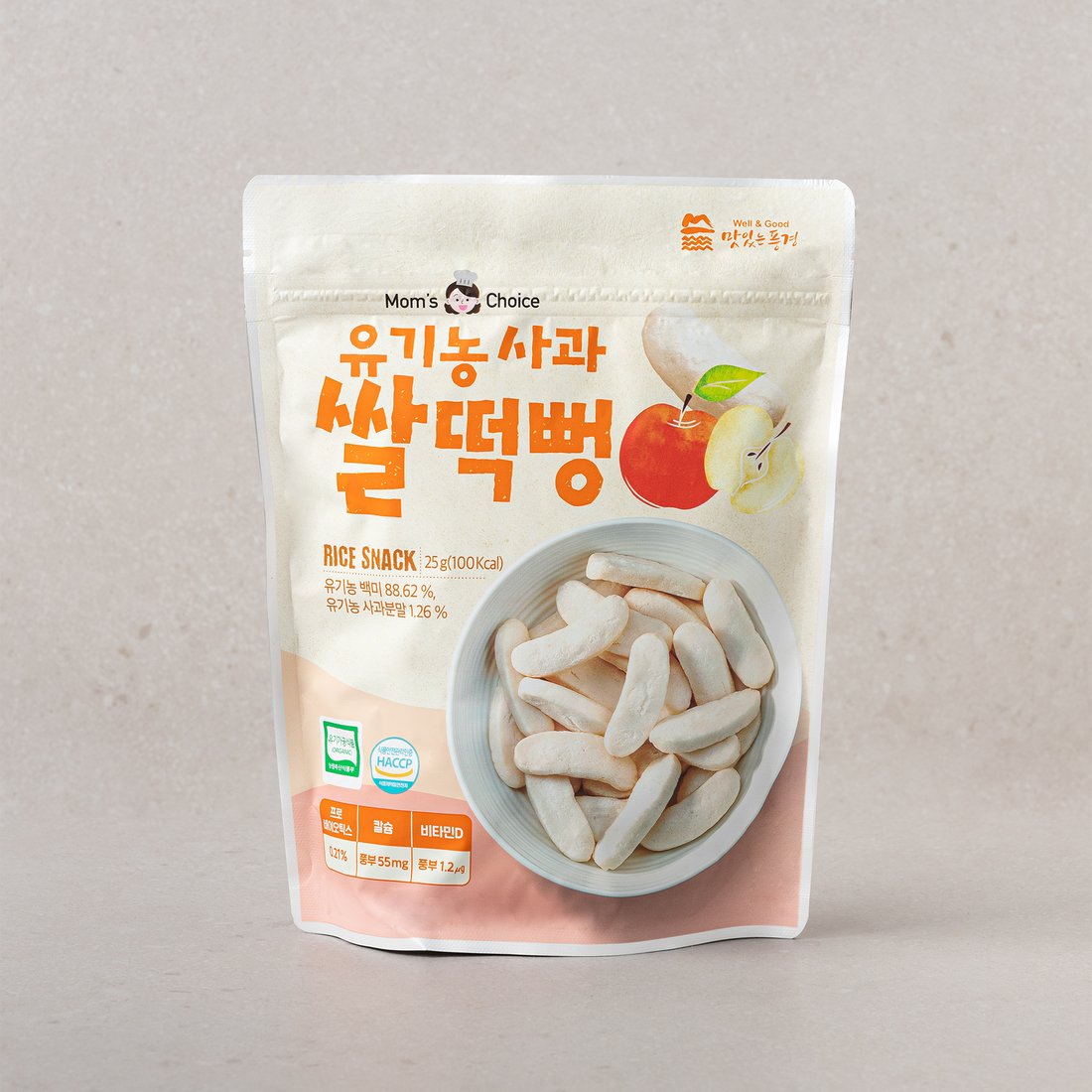유기농 사과 쌀떡뻥 25g, 믿고 사는 즐거움 SSG.COM