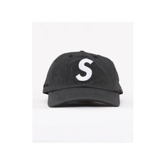 코듀라 립스톱 S로고 6패널 공용 볼캡 SS23H90 BLACK