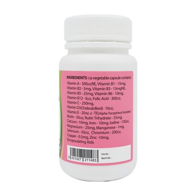 여성용 멀티비타민 60캡슐 3통