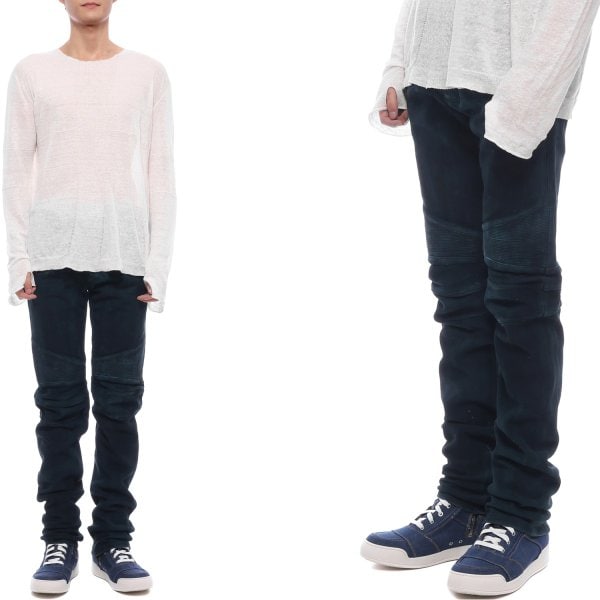 [부산점] 남성 바이커 레더 팬츠 (W3HT500C302 157)