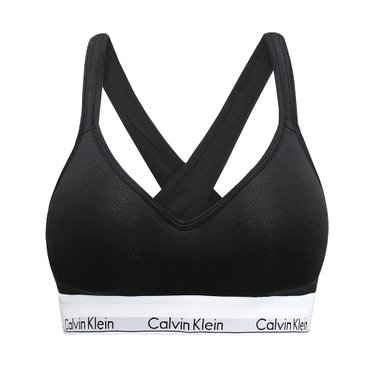 Calvin Klein 캘빈클라인 언더웨어 CK 여성 모던 코튼 리프트 브라렛 속옷 블랙 QF1654-001