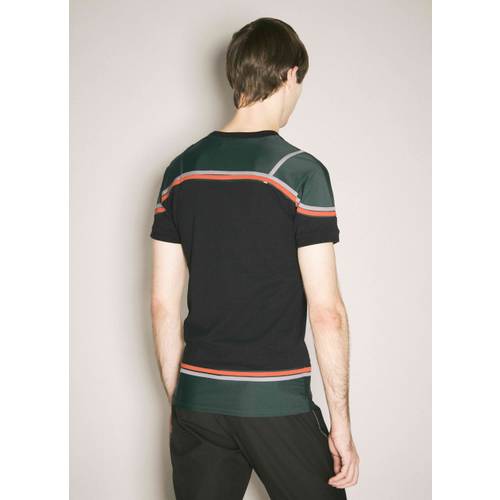 [해외배송] 패치워크 티셔츠 WILHELM OC JERSEY / ECONYL BLACK/GREEN/RED/WHITE B0111445898