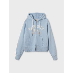 Patch Crop Hood Zip-up(F)  WHMZF1111F