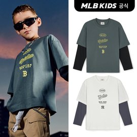 MLB키즈 (공식)24FW 아웃도어 레이어드 티셔츠 (2color) 7ATSR0144