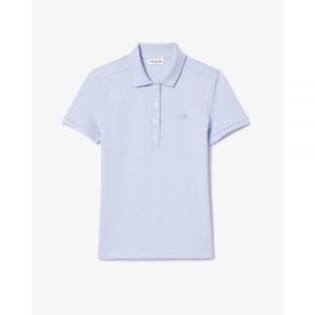 5019037 Lacoste L.12.D 4 Button Slim Fit Polo Shirt - Light Blue