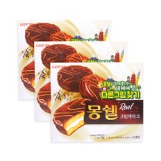 롯데 몽쉘 크림 케이크 408g (12봉입)x3개