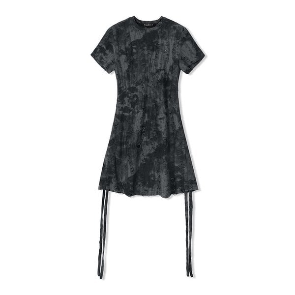 Dark Cloud Mini Dress BLACK
