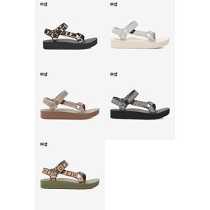 테바 2024 S/S 신상품 TEVA 여성용 샌들 미드폼 유니버셜 STVF2410969 5종택1