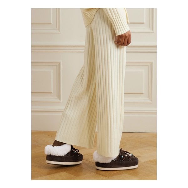 문부츠 Evx 비즈 시어링 뮬 다크 브라운 37 1647597352612695