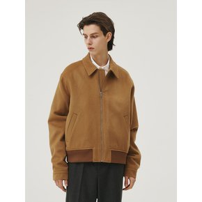 WOOL BLOUSON CAMEL