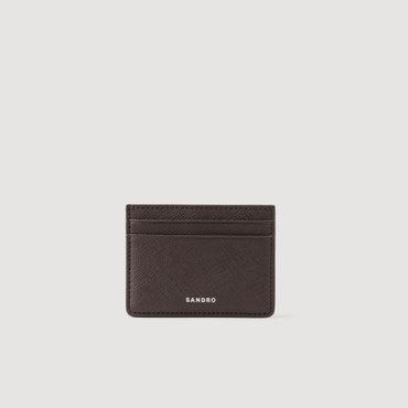산드로옴므 [SANDRO HOMME] 로고 레더 카드 홀더 SH25S3MLR0196