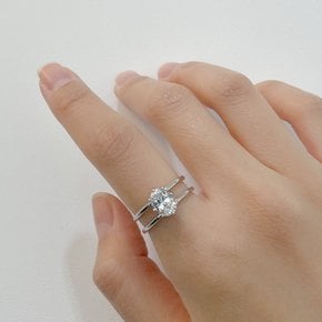 1캐럿 다이아 반지 오벌 컷 랩 IGI 팬시컷 결혼 기념일 선물 모임 엄마 생신 예물