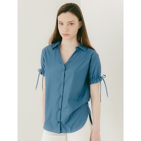 OPEN LINE COLLAR SHIRT (BLUE)