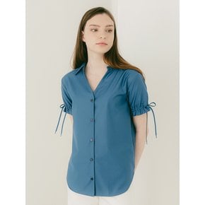 OPEN LINE COLLAR SHIRT (BLUE)