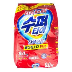 수퍼타이 베이킹소다 플러스 세탁세제 9kg -O