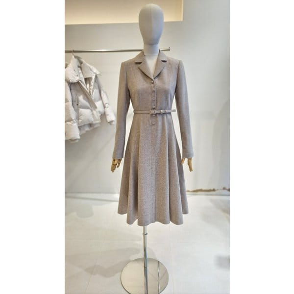 [여주점] [JJ 지고트] 여성 울 블렌드 테일러드 원피스 GRCA0OP701