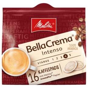 Melitta 밀리타 커피패드 크레마 인텐소 107g 16개