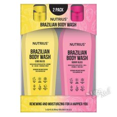 누트리어스 브라질리언 바디워시 750mlX2개 NUTRIUS BRAZILIAN BODY WASH