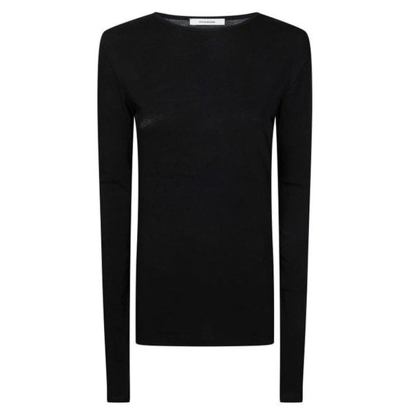 26SS 엔타이어 스튜디오 긴팔 티셔츠 ESSS26TO02908 0015 BLACK DOM