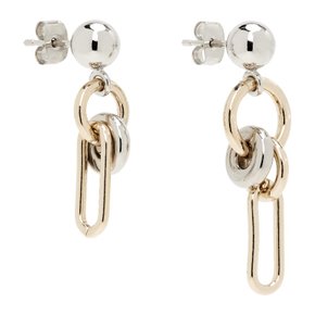 저스틴 클렌퀏 스캇 이어링 SCOTT EARRINGS GOLD & PALLADIUM